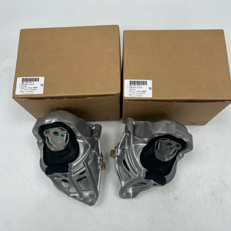 2X New Genuine Engine Mount For VW Touareg Audi A6 A7 A8 Q7 4M0199371FE 4M0199372FE