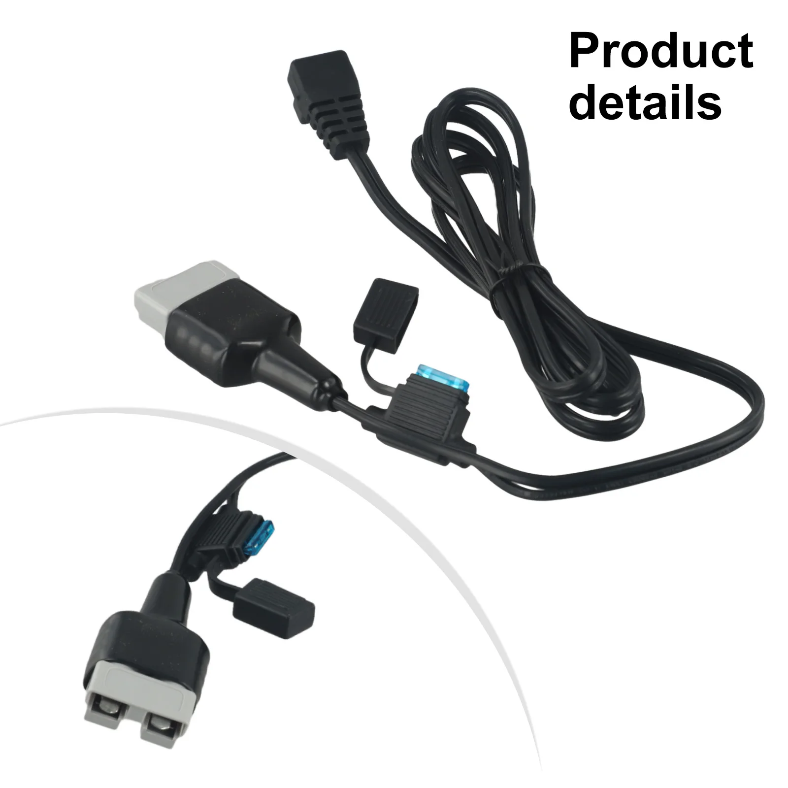 50A Current DC Power Cord Cable Reliable Connection Secure Connection Flush Mount Design Over-current Protection 4