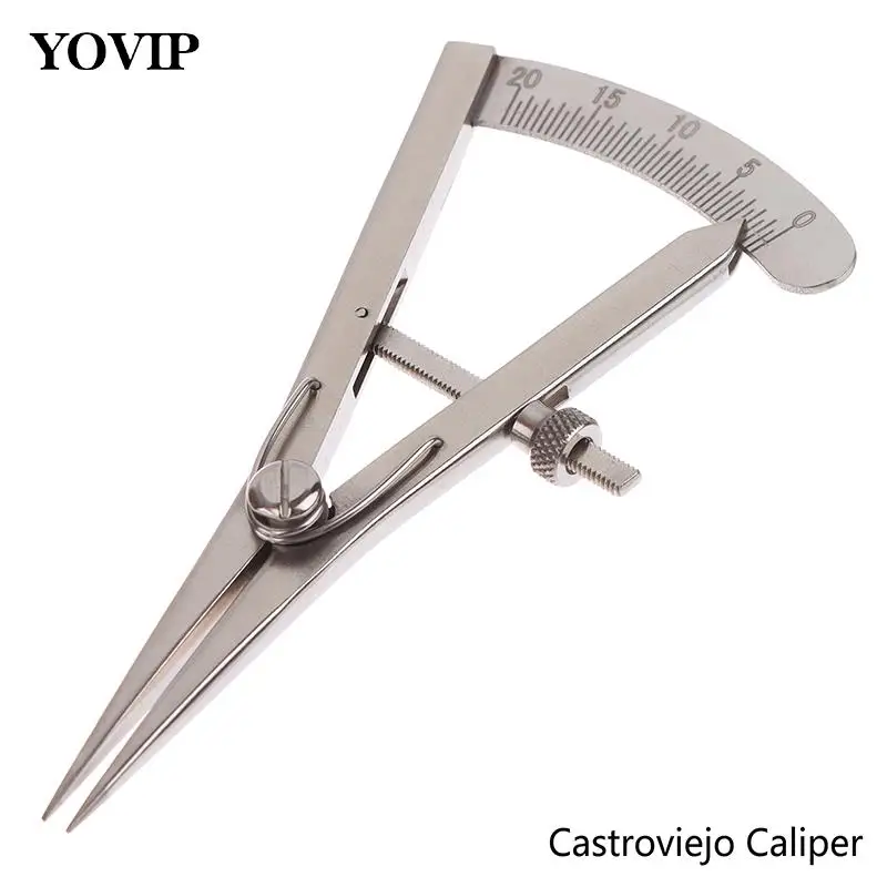 1pcs Ophthalmic Instruments Oftalmologia Instrumentos Eye Caliper Castroviejo Calipers Braunstein Fixed Caliper Eyelid Calipers