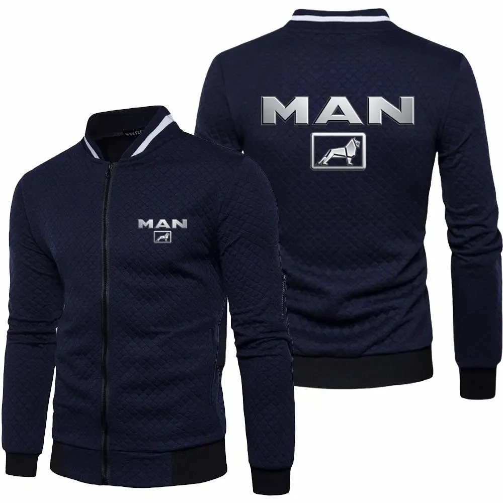 2023 New Mens MAN Truck Jacket Spring Autumn Long Sleeve Fashion Sportswear Casual Zipper Hoody Male Sweatshirts