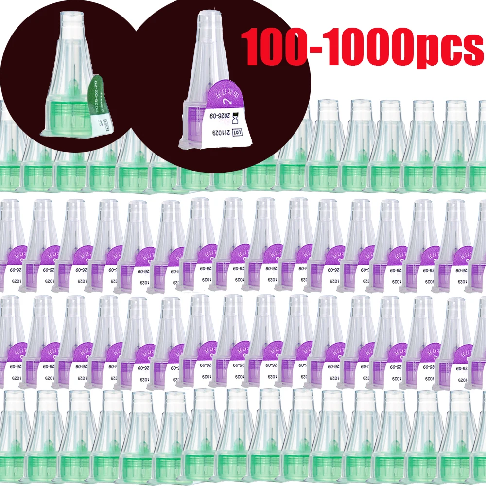 

100-1000pcs Insulin Needle For MedicalCassette Bottle Insulin Pen 4mm/6mm/8mm For Lilly Insulin disposable For embroidered pen
