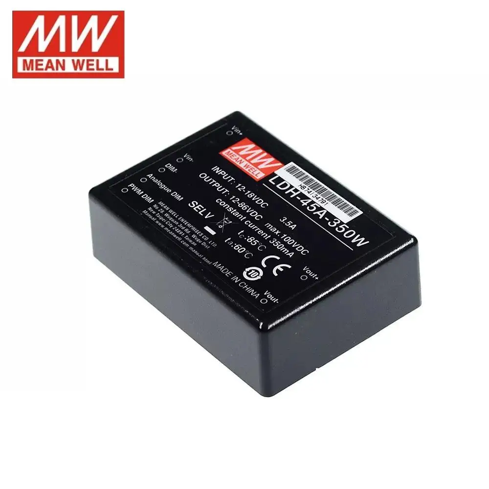 

LDH-45A/45B MEAN WELL LED Power Supply LDH-45（DA）350/500/700/1050 Boost Constant Current Driver W/DA/WDA LED driver