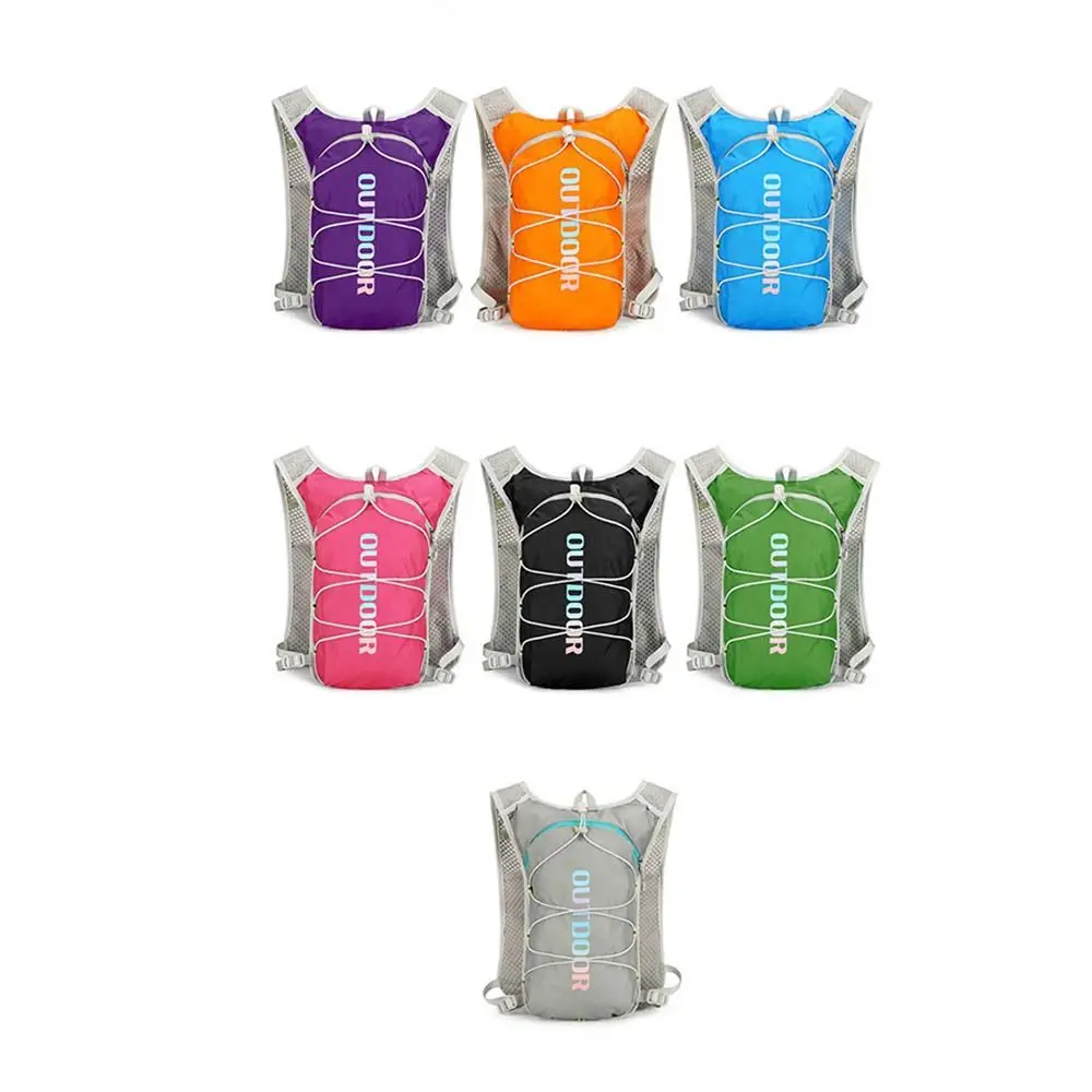 Breathable Hydration Pack Waterproof Ultra-light Running Hydration Vest Multiple Pockets Adjustable Hydration Jogging Vest