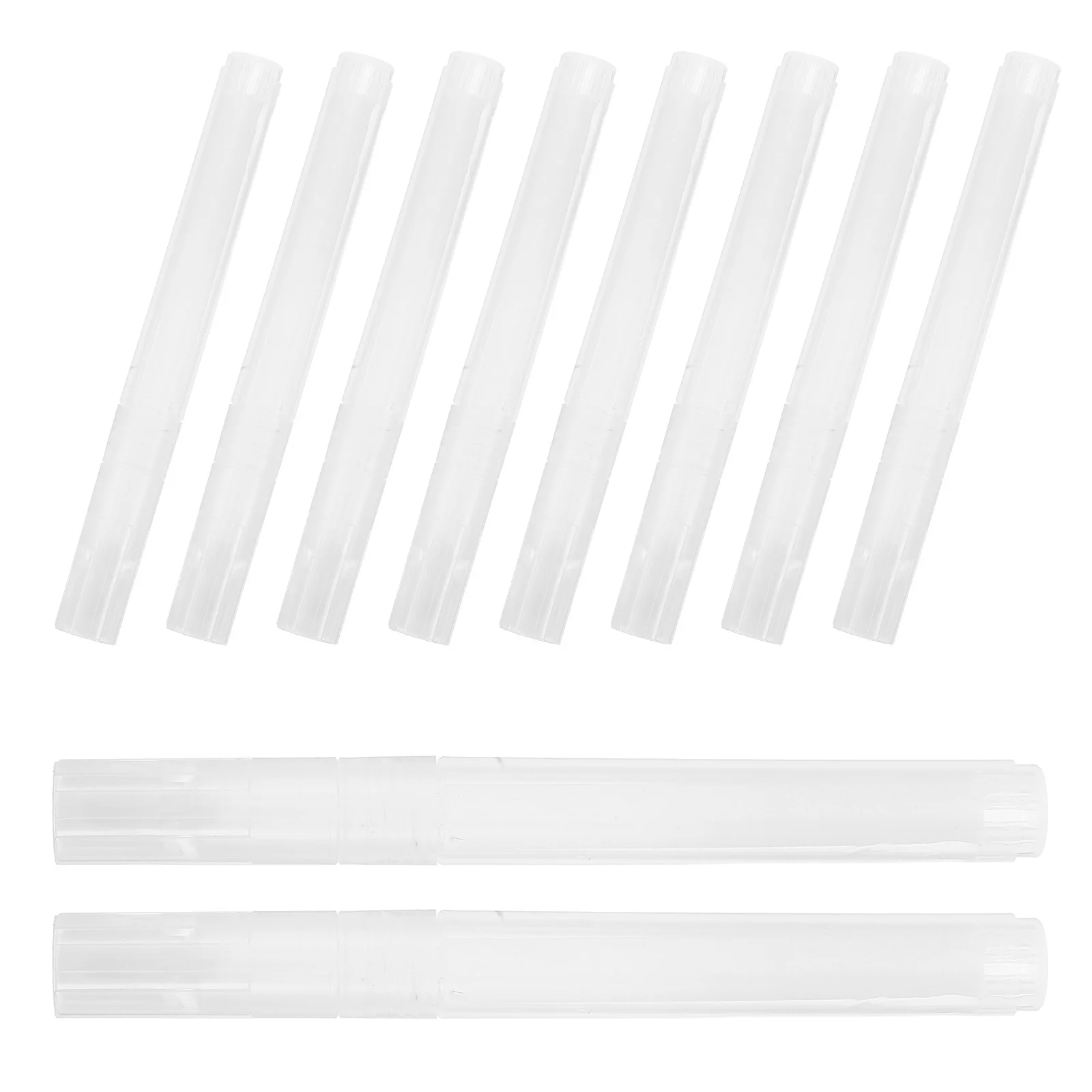 

10Pcs Blank Refillable Paint Pens Empty Marker Tubes for Custom Ink Colors Thick Grip Ideal for Graffiti Art Design