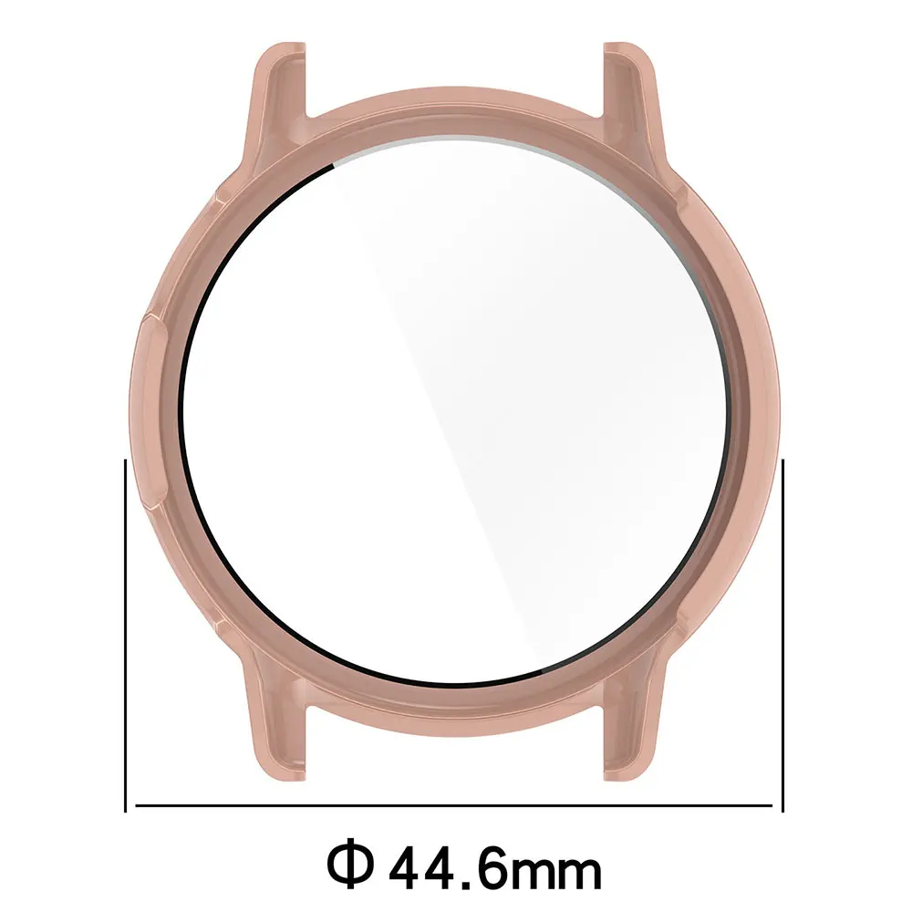 Garmin Vivoactive5用強化ガラススクリーンプロテクター,ハードPC保護バンパー,Garmin Vivoactive5アクセサリー