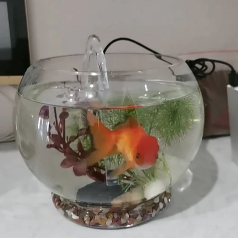 Ultra Quiet USB Aquarium Fish Tank Filtration Pump Mini Pet Fountain Submersible Adjustable Flow Water Circulation Pump 5V gallery 3