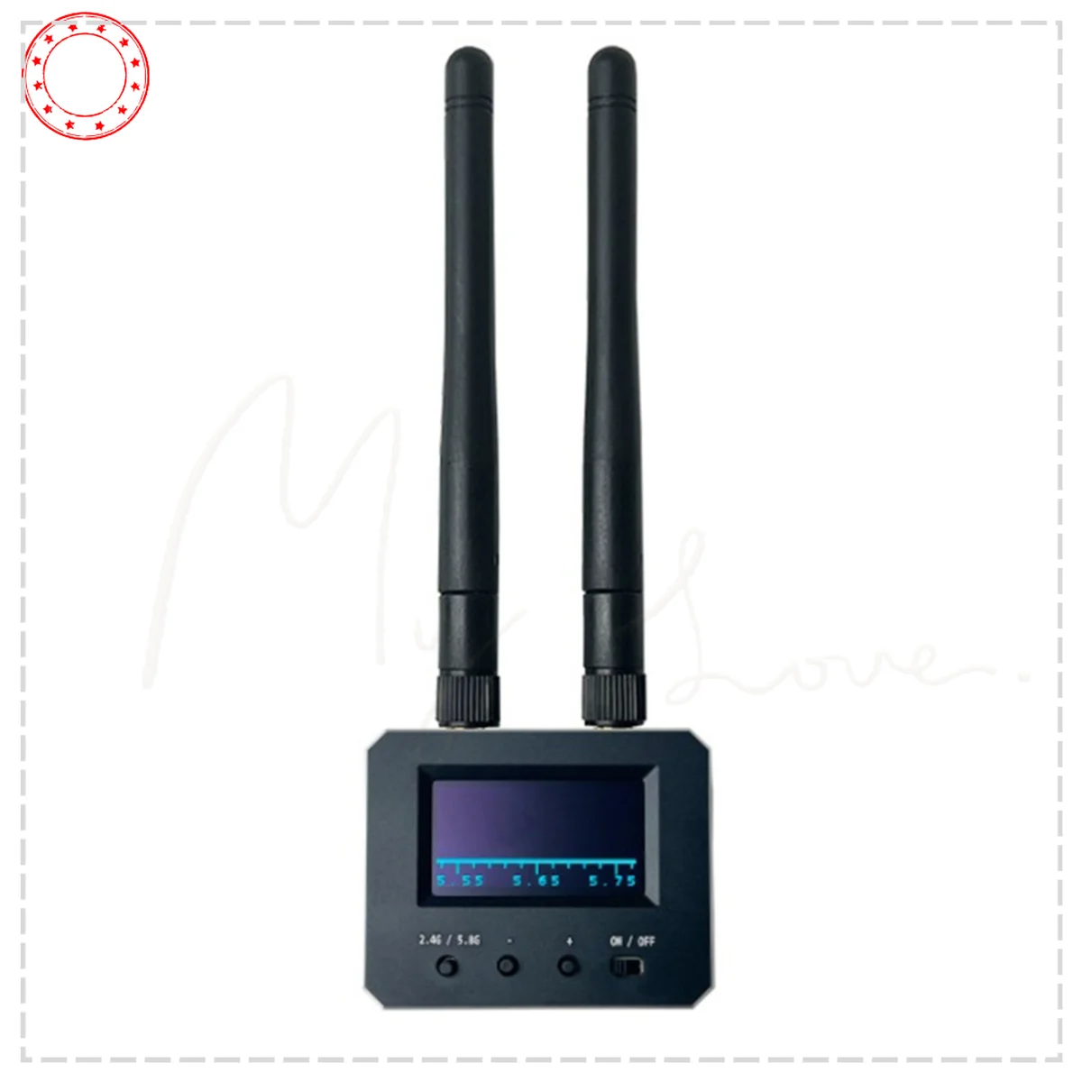 

2.4G 5.8G Drone Signal Scanner FPV Drone Aerial Signal Scanner for FPV RC Drone Fixed Wing Quadcopter
