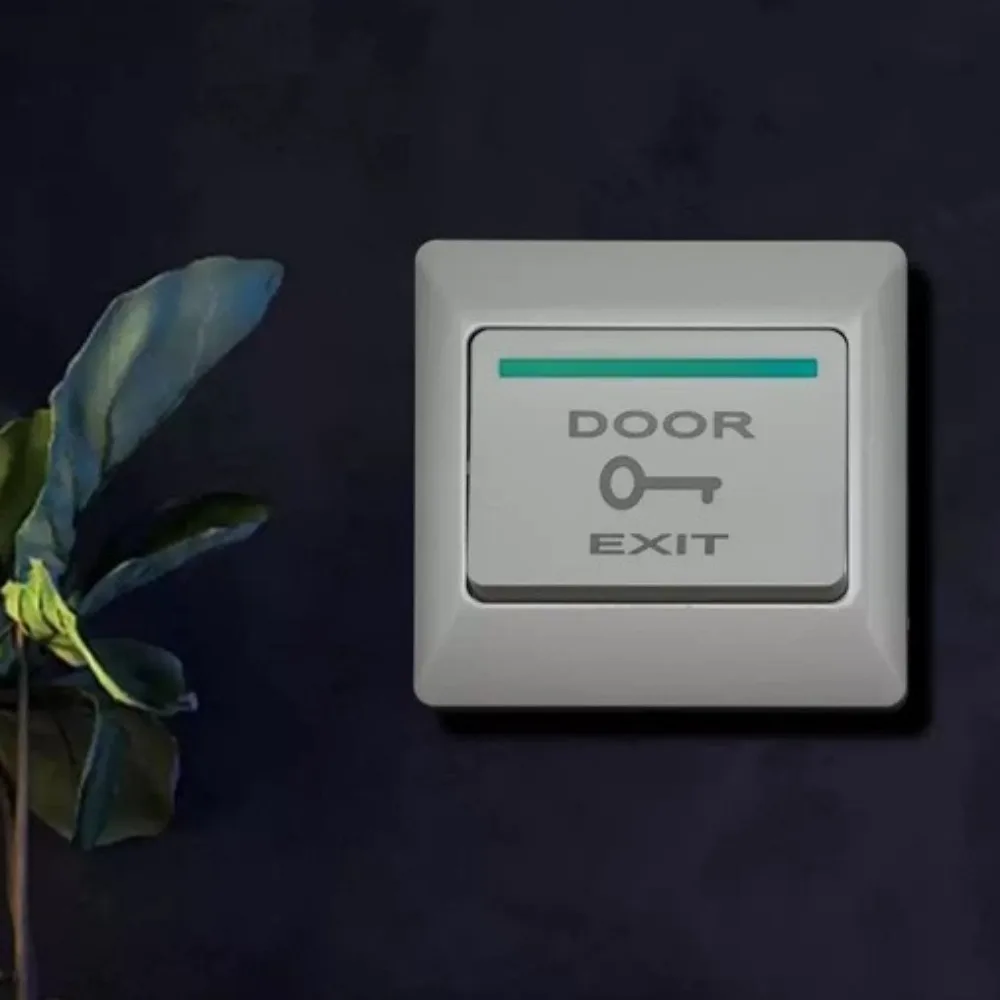 

5PCS Push Button Design Access Control System Push Switch Dustproof Eco-friendly Electronic Door Lock Square Plastic Exit Button