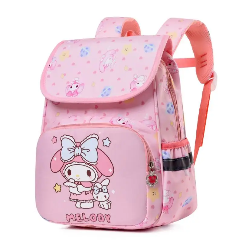 

My Melody Anime Kawaii Sanrio Ins Student Storage Bag Backpack Cute Cartoon Ins Schoolbag Children Lovely Ins Gifts for Kids