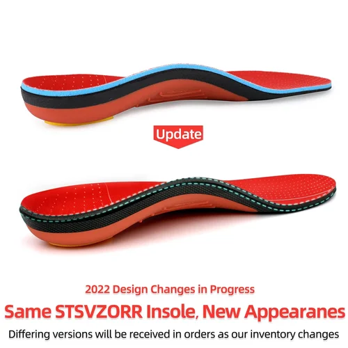 Imagen 2 del producto Plantilla deportiva ortopédica para fascitis Plantar, zapatillas de deporte para hombres y mujeres, pies planos, soporte para arco alto, Plantillas ortopédicas, suela de inserción