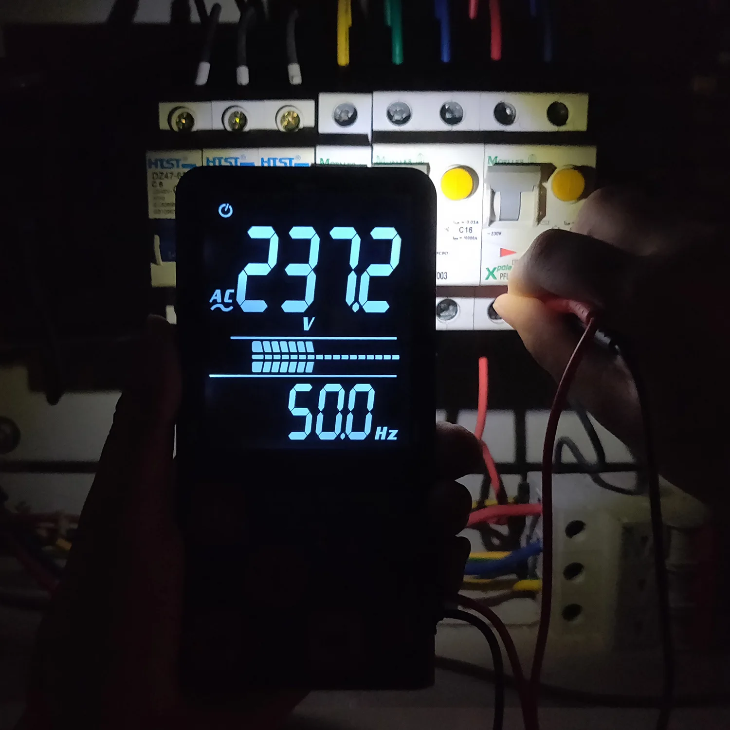 NEW ADMS9 Digital Multimeter Tester 3.5” LCD 3-Line Display 9999 Counts TRMS Auto Range Voltage Capacitance Diode Resistance