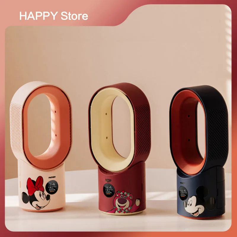 

Disney Desktop Vaneless Fan Multifunctional Usb Water Replenishing Humidifying Charging Fan Home Dormitory