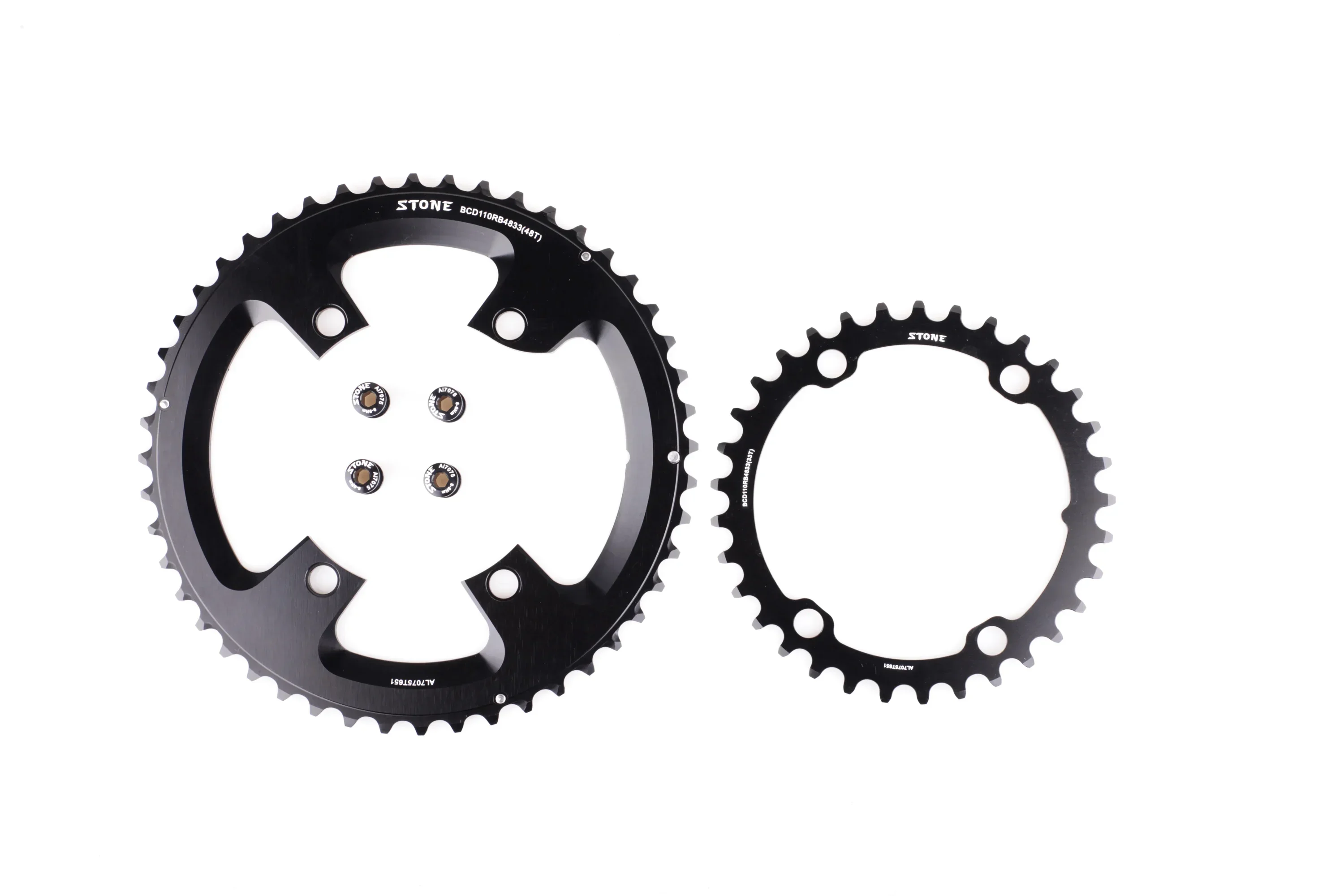 Stone Double Bicycle Chainring 5236T 5339T 5440T 5034t 48 33T  4632T BCD110 9-11 Speed For Shimano 105 R7000 UT R8000 DA R9100