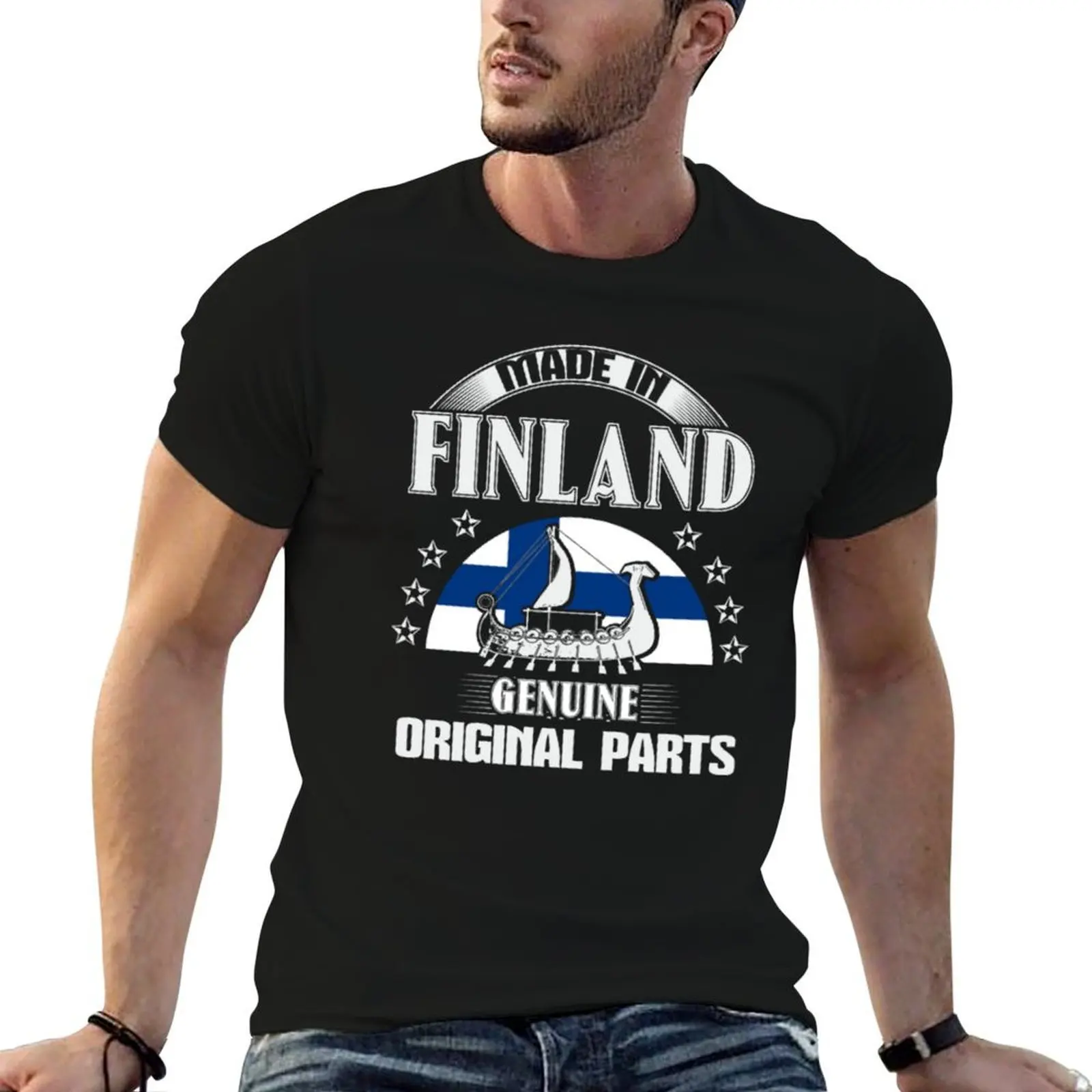 

Made in Finland genuine original parts T-Shirt t shirts with prints man t shirt cotton T-Shirt
