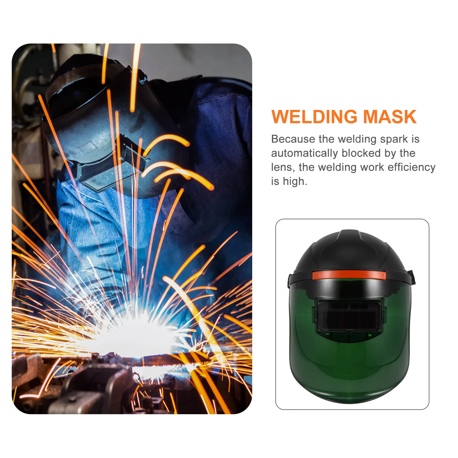 

Auto Darkening Welding Mask Solar Rechargeable Flame Retardant Material High Strength Protective Face Screen For Argon Arc