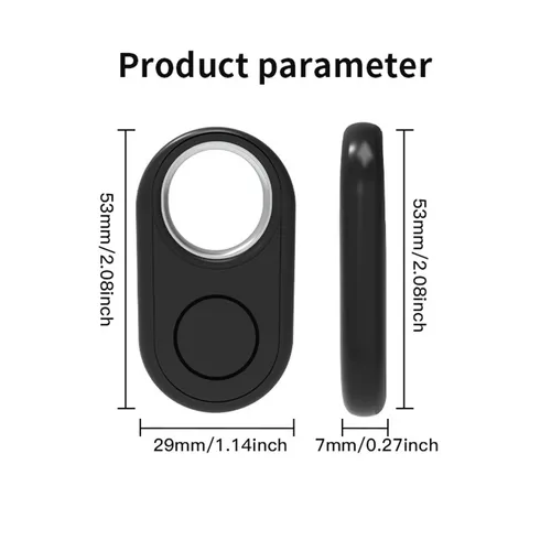 Imagen 2 del producto Air Tracker Android Bluetooth Tracker Dispositivo de seguimiento localizador de etiquetas inteligente Funciona con Google Find Hub APP Buscador de artículos para llaves de bolsa