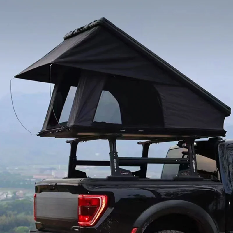 ThrustWorks Hot Selling HOTO 4X4 Rooftop Model Inspir Outdoor Camping Car Tent 4 Season Carbon Black Color High Quality