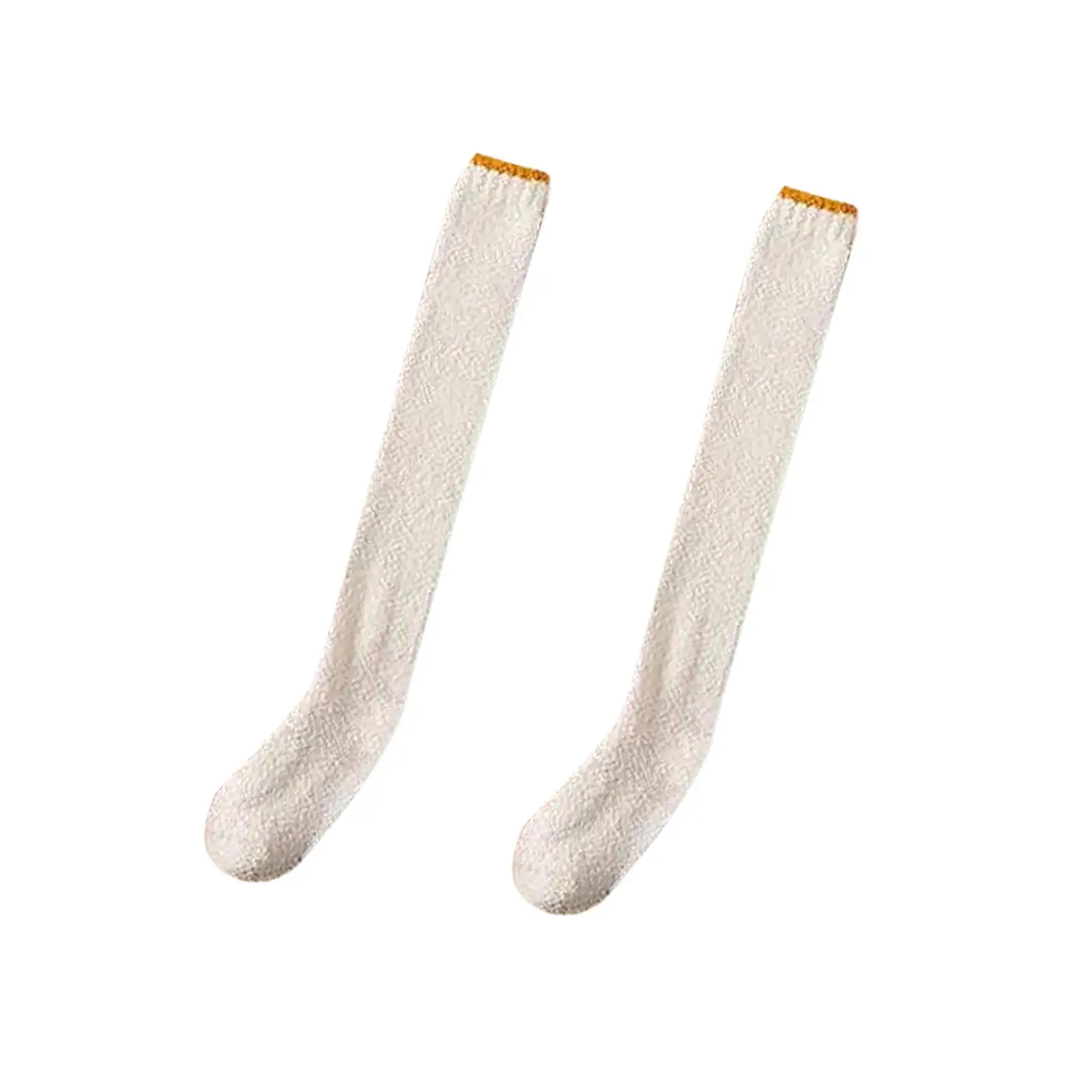 Chaussettes hautes au-dessus du genou pour femmes, bas longs pour salon, voyage de rue