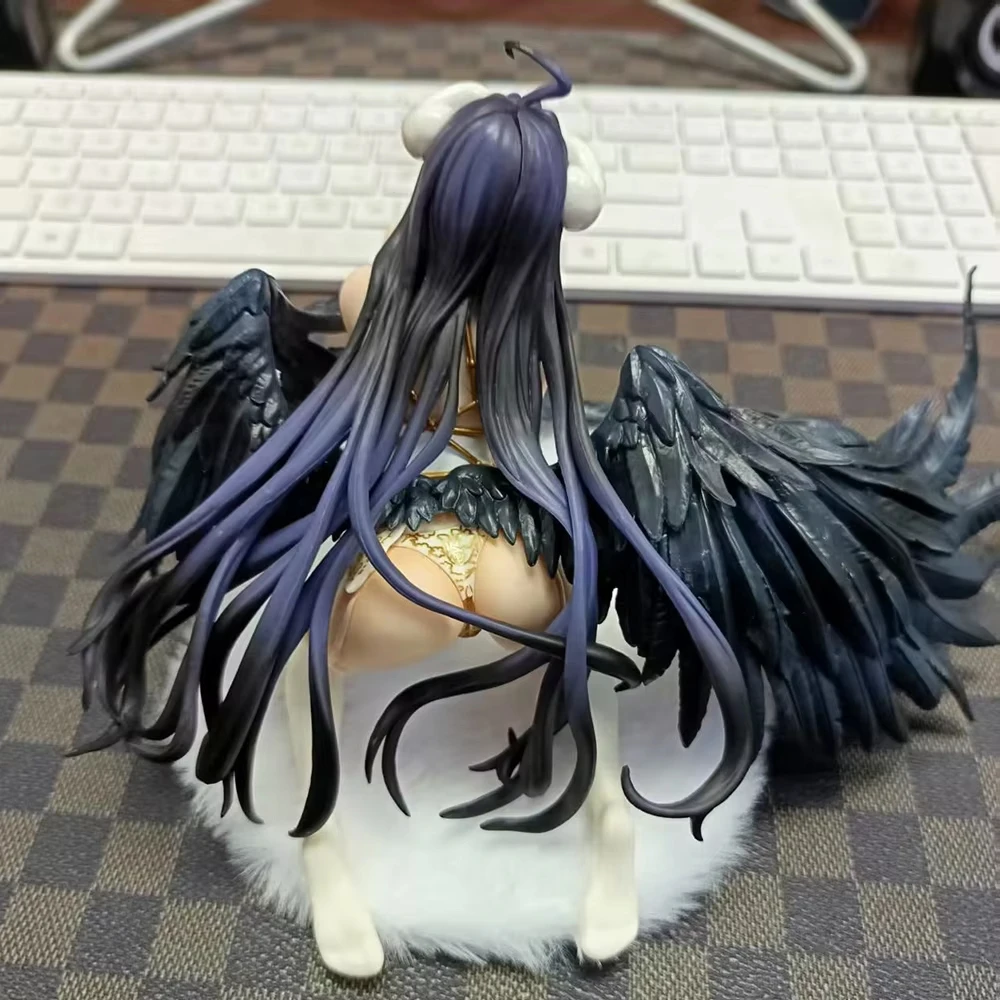 Anime Overlord Albedo Pajamas Sexy Figure 1/7 Model Car Ornament Toys Collection Boys Festival Gifts