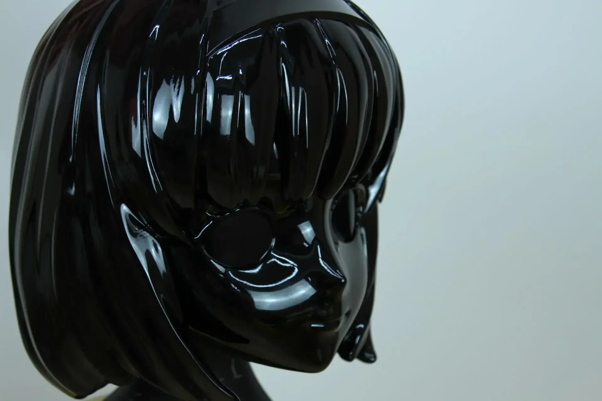 (New 01) Sweet Girl Hard Resin Full Head Crossdresser Doll Mask Kigurumi Cosplay Japanese Role Play Anime Silicone Kigurumi Mask