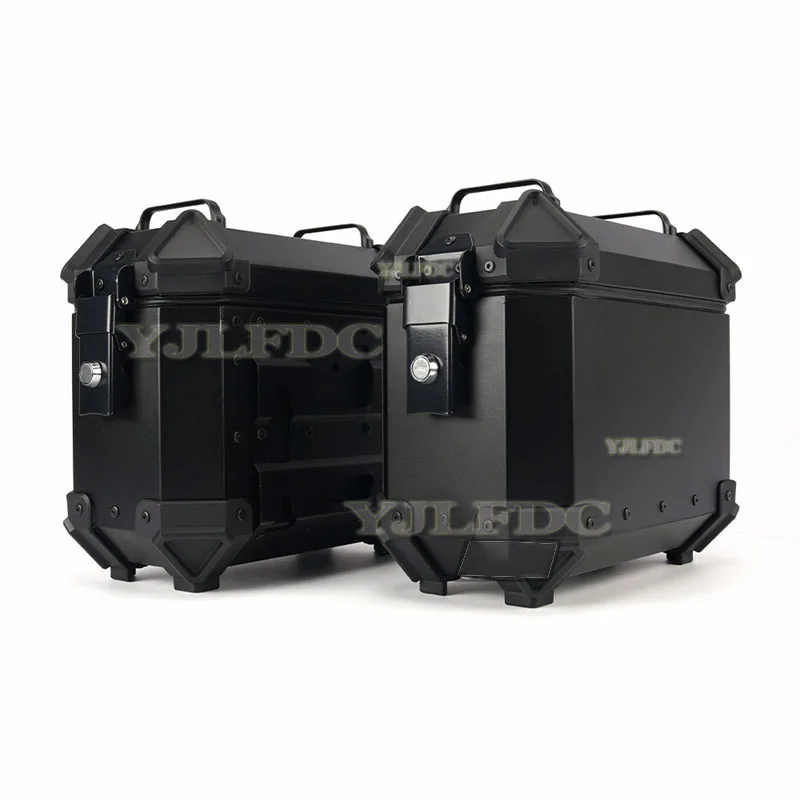 18L Motorcycles Side Saddle Bags Luggage Cases Saddlebags Waterproof Crash-proof Trunk Aluminum Universal Motorcycle Side Box