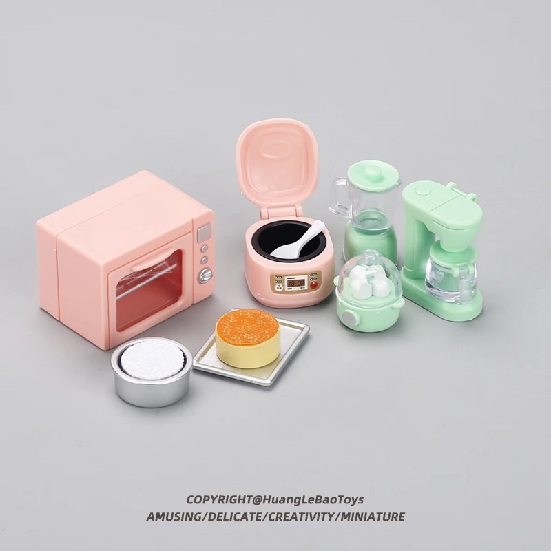 Simulated Mini Kitchen Appliances Rice Cooker Oven Model Decoration for 1/10 RC Crawler Car TRX4 Defender AXIAL SCX10 RC4WD Part