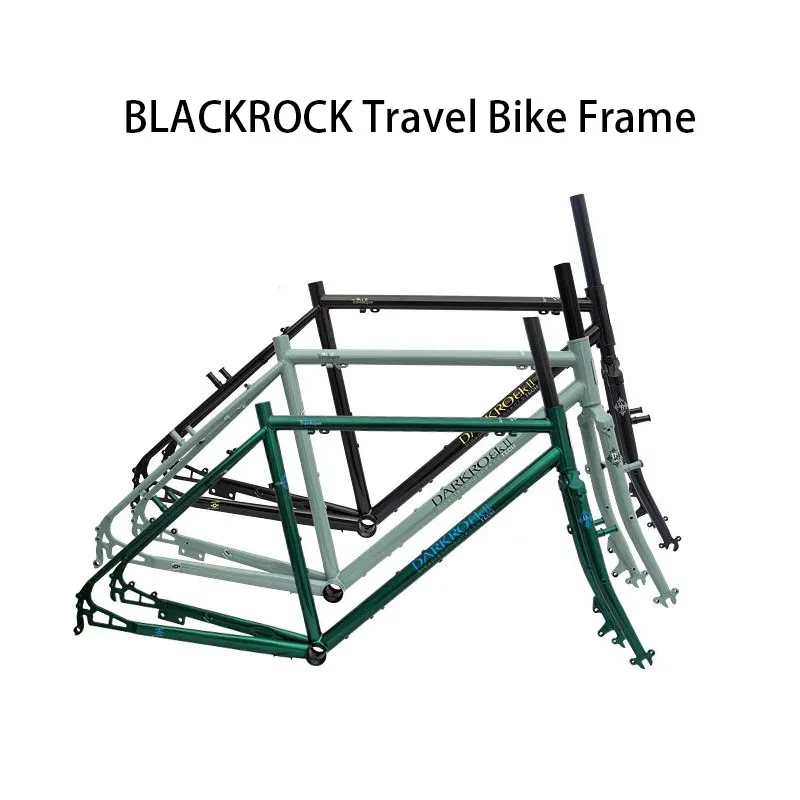 DARKROCK-Steel Travel Bike Frame, Treking Bike, 26 \