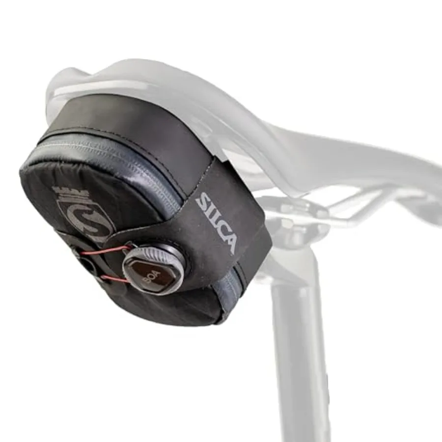 

Mattone Bike Saddle Bag - 0.5L Capacity Compact Under Seat Bicycle Bag Designed for Road Gravel and Mountain Bikes - Offers Eas