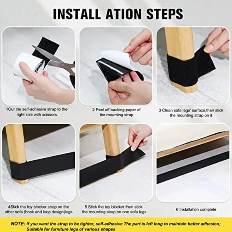 

Universal Reusable PVC Furniture Protector Pet Proof Barrier Stops Under Bed Adjustable Length Home Dust Guard C5AD
