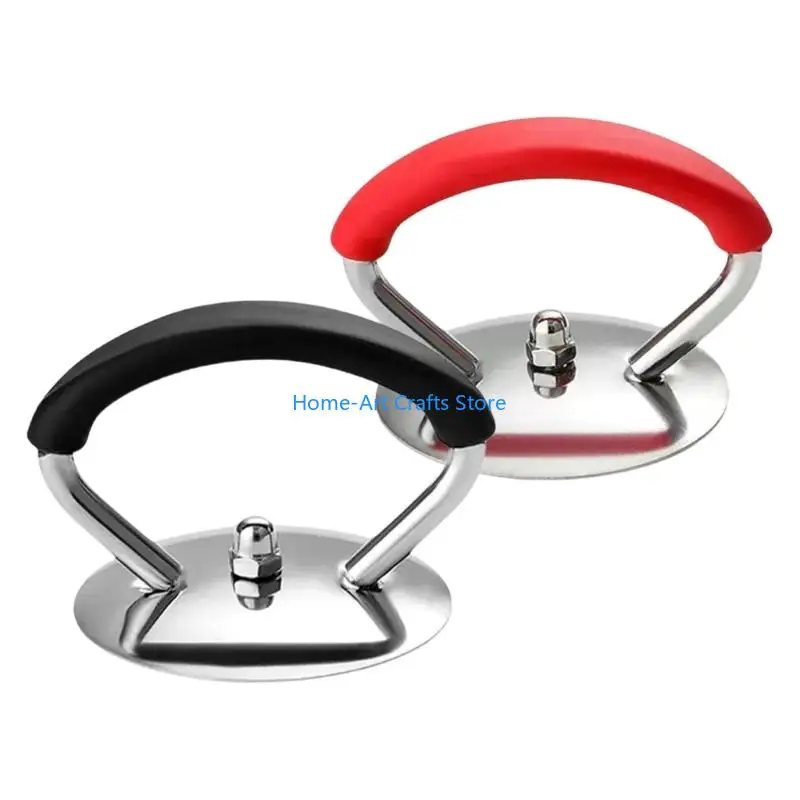 Y3NA Pack of 2pcs Modern Pot Cover Handle Feature Stainless Steel And Anti Slip Kitchen Gadget for Household