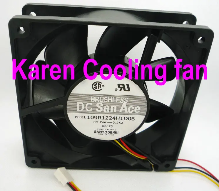 

12CM 109R1224H102 109R1224H1D06 109R1224H1011 12038 24V 0.25A cooling fan