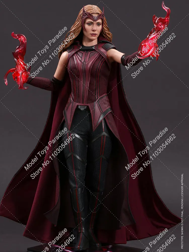 HOTTOYS HT TMS036 1/6 Women Soldier Scarlet Witch Super Hero Full Set 12inch Action Figure Collectible Toys Gifts