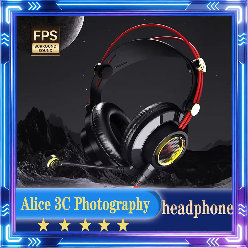 

Игровые наушники Xiberia T2 проводные HIFI с низкой задержкой для киберспорта, для FPS CSGO, с интеллектуальным дисплеем, USB-порт