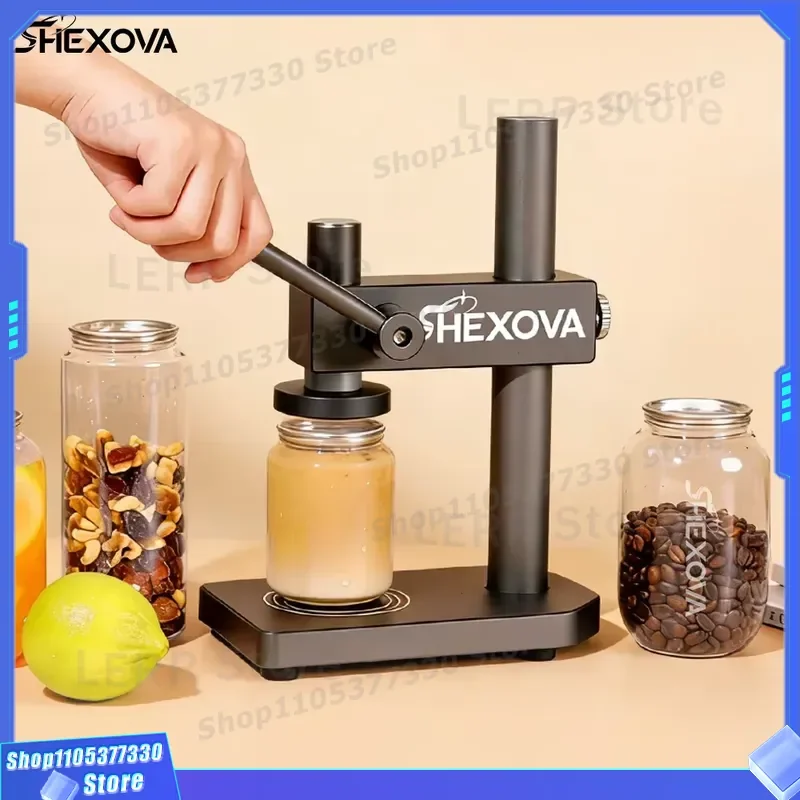 Manual Can Sealer Machine for Milk Tea Beverage Commercial New Easy Tear Lid Sealing Equipment Suitable for Drinks Cans New