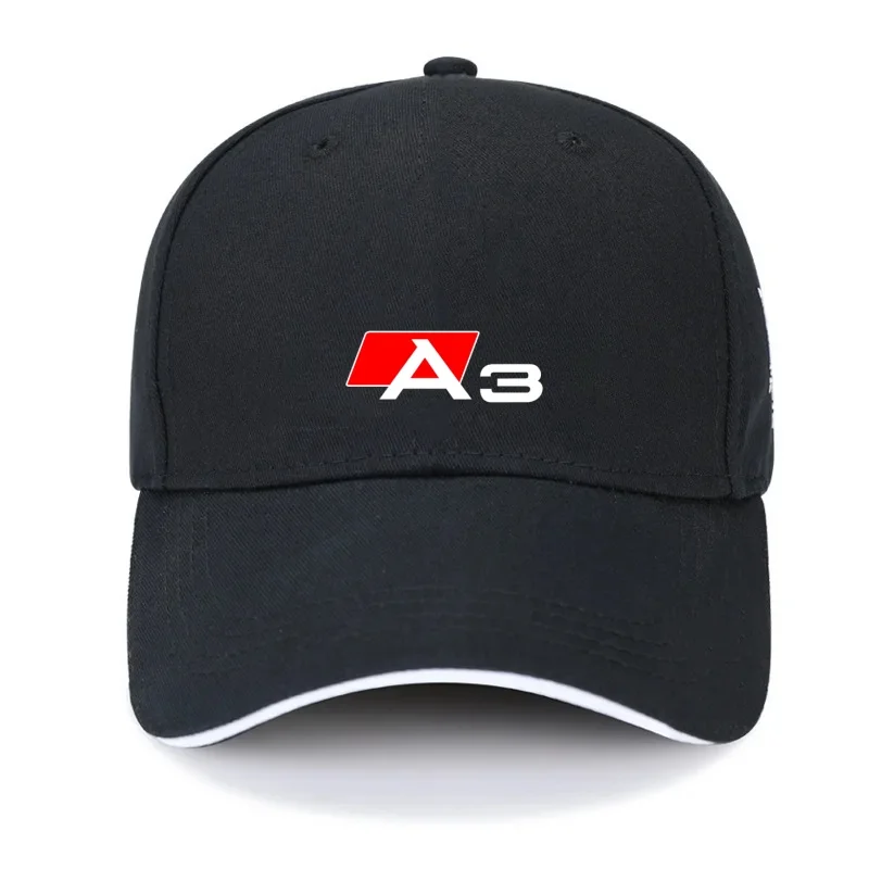 Fashion Hip Hop Baseball Cap Outdoor Sun Hats Sports Leisure Caps For Audi A3 1996-2003 2004-2013 2014 2015 2016 2017 2018