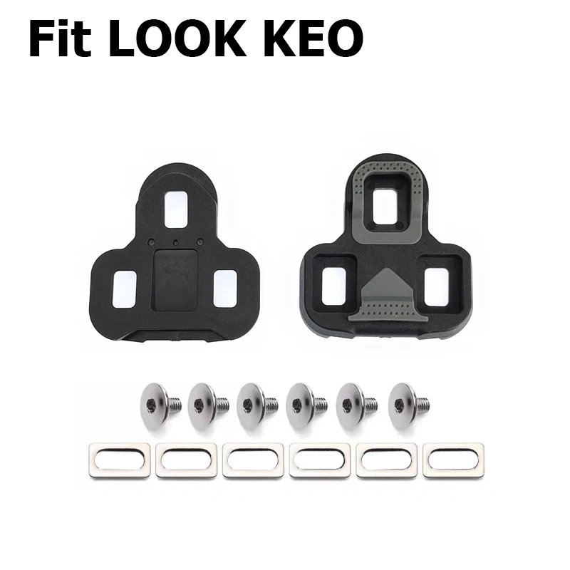 Road Bikes Pedal Cleats Self-Locking Pedal Cleat for LOOK KEO Ultralight Bike Pedal Bicycle Accessories Cycling Cleats Parts