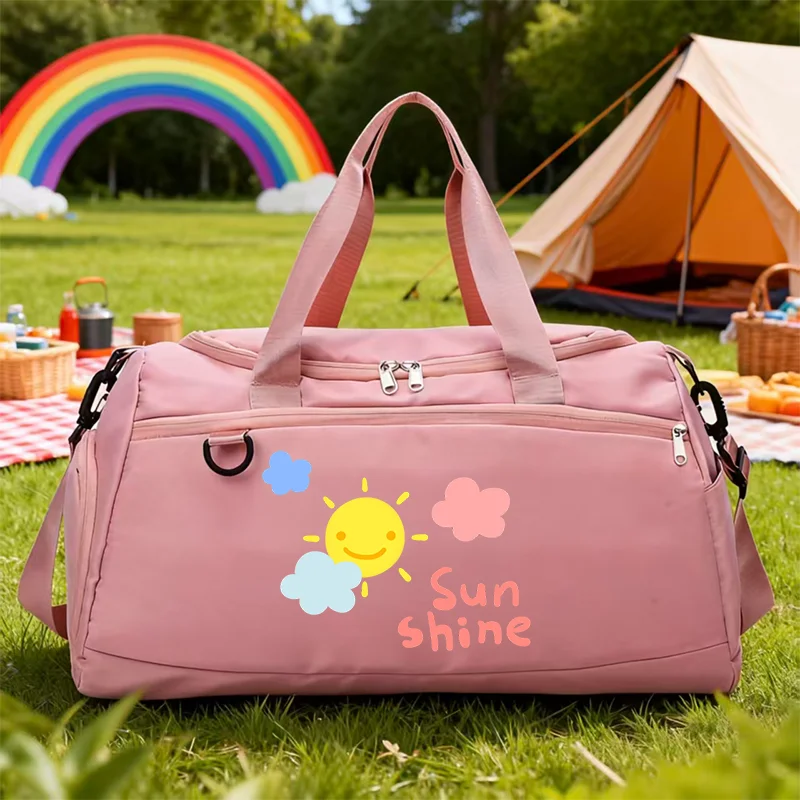 

Multifunctional Sports Gym Handbag Fitness Wet Dry Shoe compartment Bag Trendy Waterproof Large Capacity Outdoor Travel Daypack