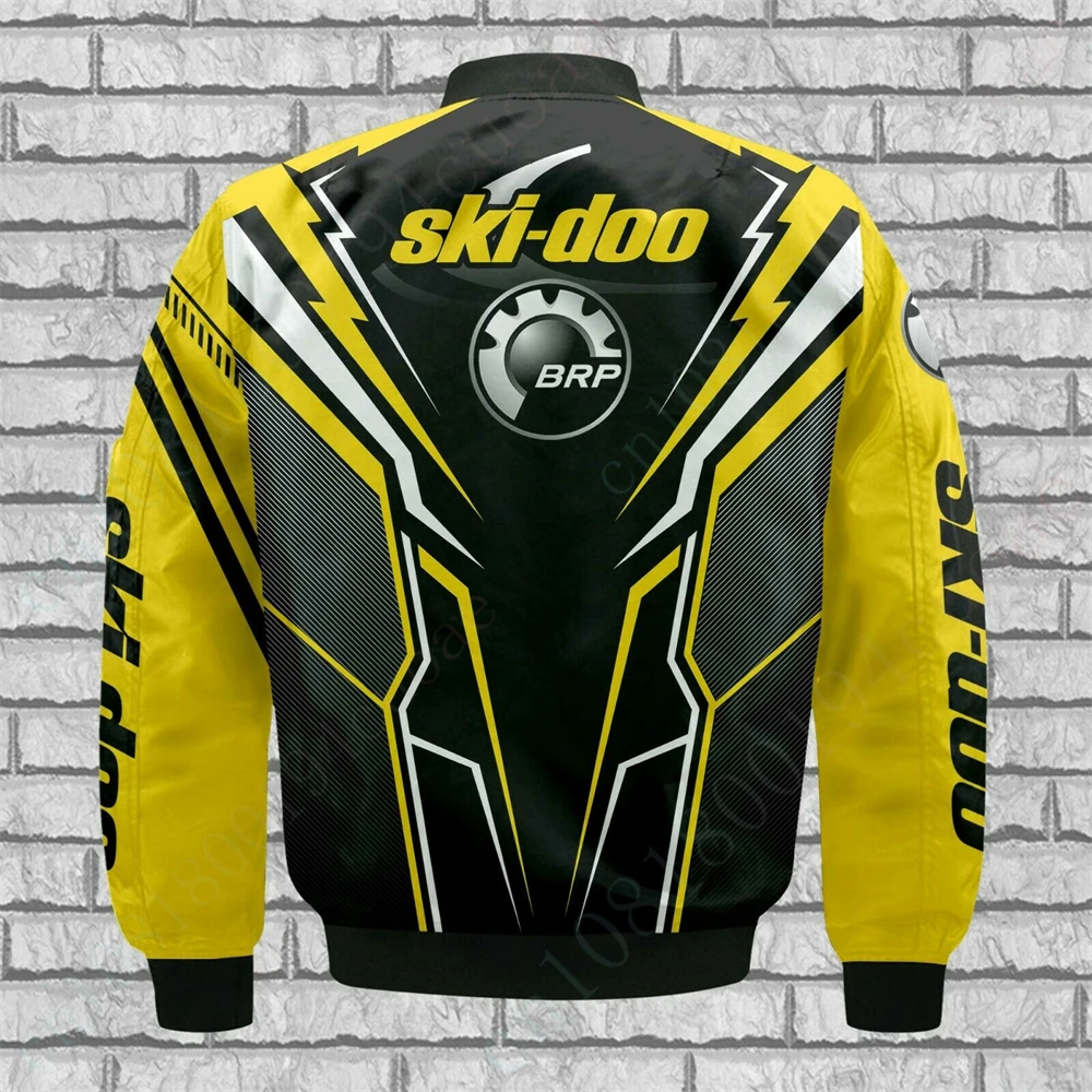 Ski-doo Windbreaker Techwear Baseball Uniform 3D Jacket Bomber Jacket Thick Coats Harajuku Parkas Jackets For Men's Clothing