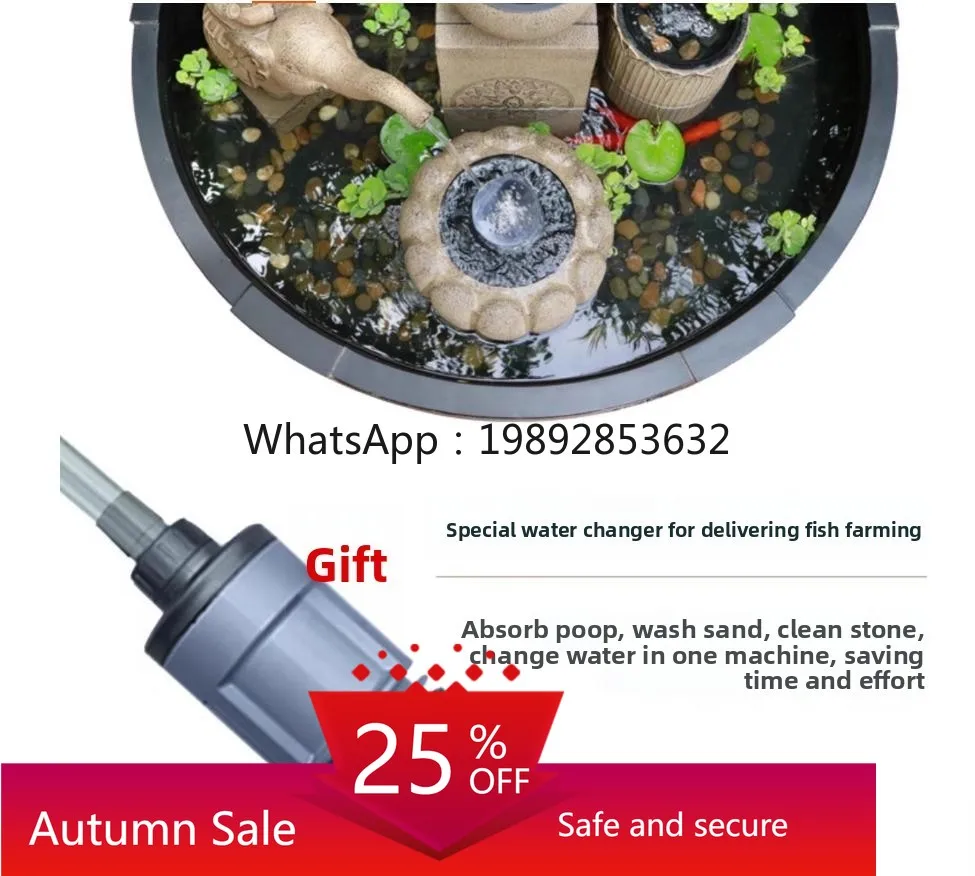 

courtyard fish pond flowing water outdoor garden fountain landscaping arrangement water landscape decoration ornament