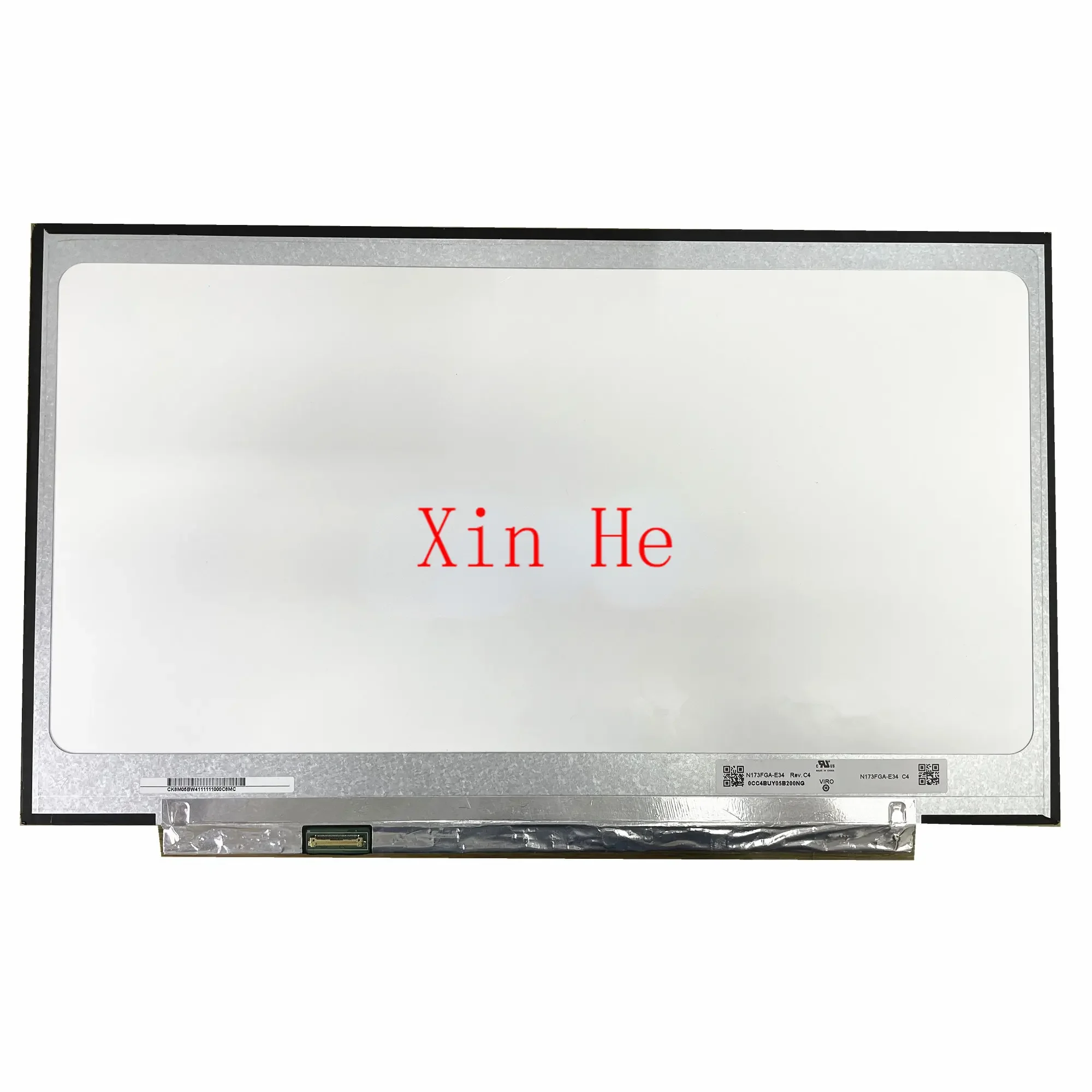 

17.3'' N173FGA-E34 Rev.C4 NT173WDM-N15 NT173WDM-N25 Laptop LCD Screen Panel 1600*900 EDP 30 Pins With No Screw Hole