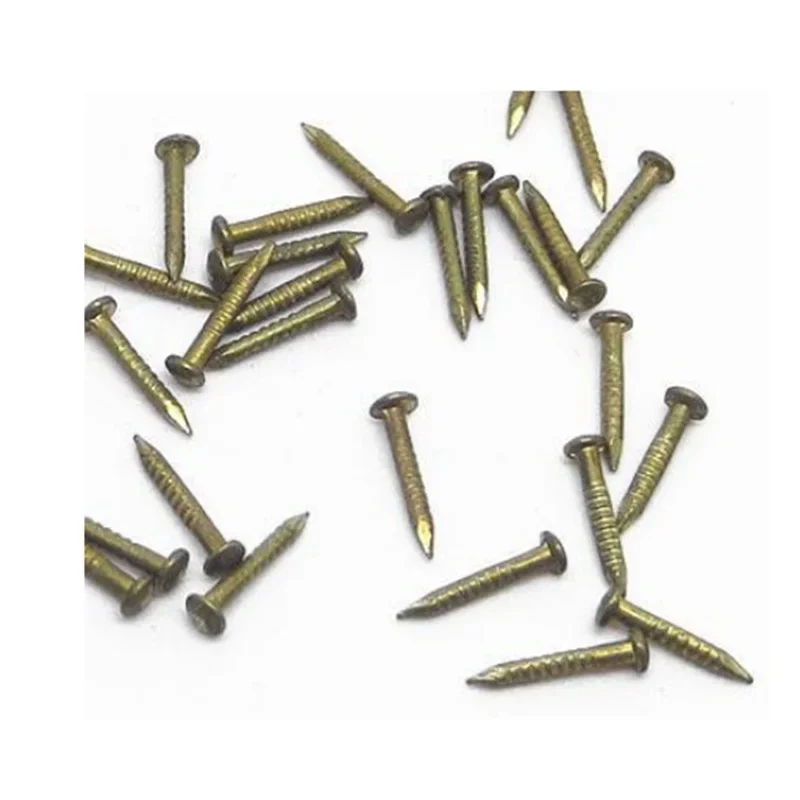 12000pcs 1.2mm*8mm Bronze Metal Nail Spike Mini Nail Brads Box Hinge Wooden Furnitures Fixing Packing Accessories Small Nails