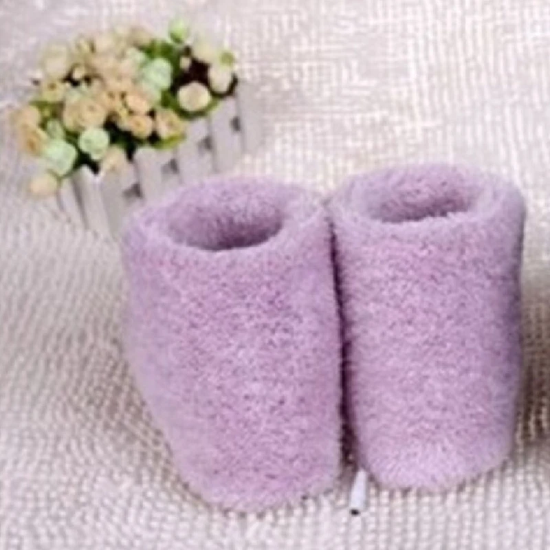 USB carregamento pé pelúcia chinelos lavável aquecida Hearting sapatos, chinelo elétrico aquecido, pés mais quentes, se encaixa tamanhos 35-39, durável, quente