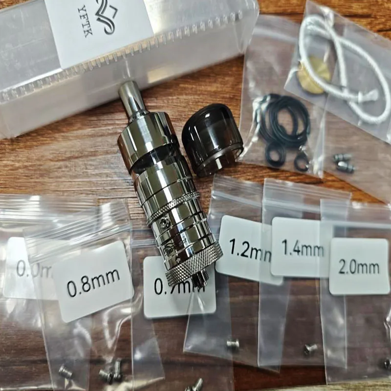 YFTK Titanium TI material FEV Flash e vapor V4.5S+ RTA Full kit VS PNeumatyca Baya  415 V2 Paravozz Hardware Accessory