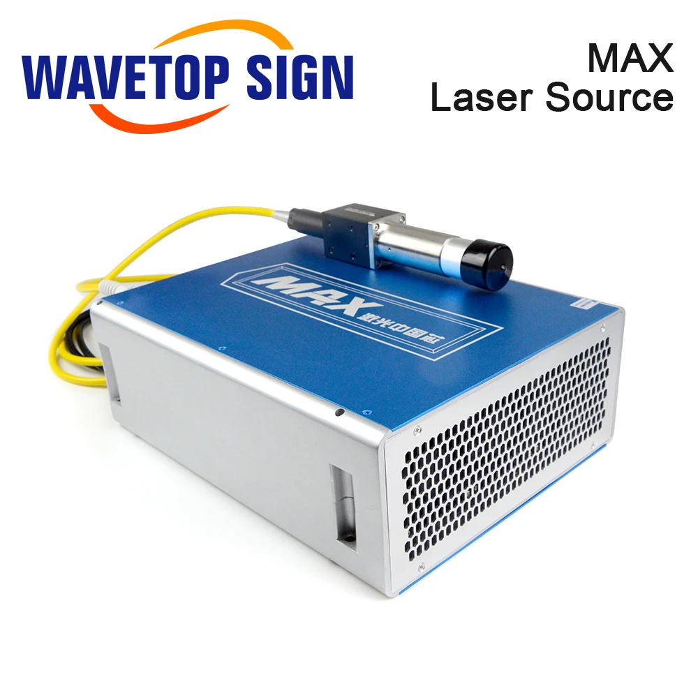 WaveTopSign 20-50W macchina per marcatura Laser a fibra MAX 110*110-300*300 Area di lavoro per marcatura fai da te metallo acciaio inossidabile
