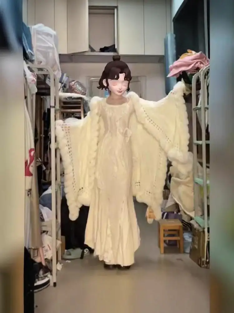 

Sweaters Jumpers Cardigans Womens Harjuku Punk Ripped Detail Raw Edge Concert Festival Alternative Gothic Rock Subculture Edgy