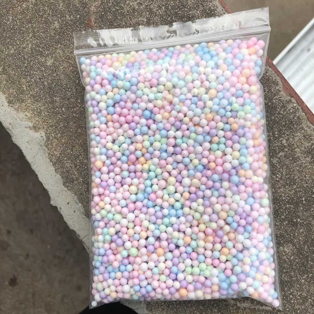 

1 Bag Colorful Ball Crafs DIY Ball Decor Gift Box Filling Material (2-3mm Colorful Ball 50g/Bag Color)