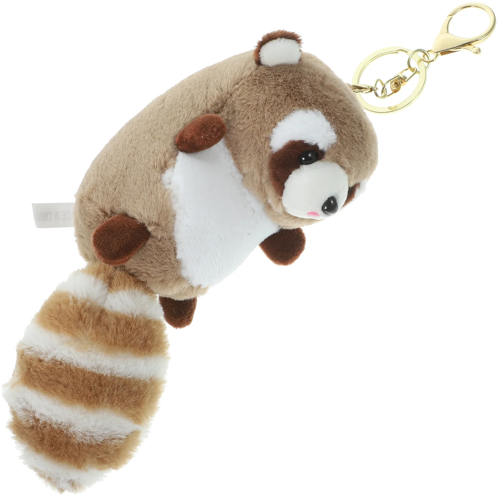 

Red Panda Pendant Keychain Adorable Bag Plush Cartoon Cute Decorative Stuffed Fob