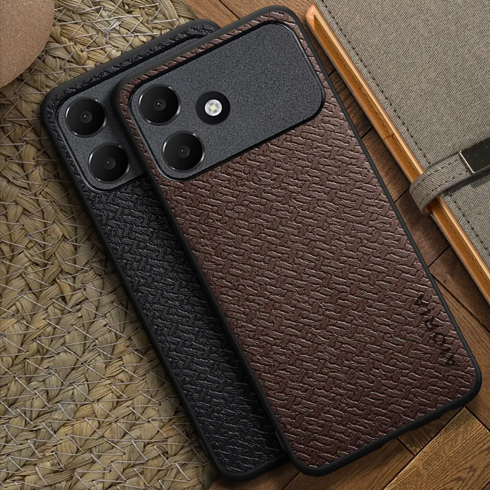 Suitable for Oppo A6c 4G bamboo woven texture pattern design simple phone case for Oppo A5x 4G 5G