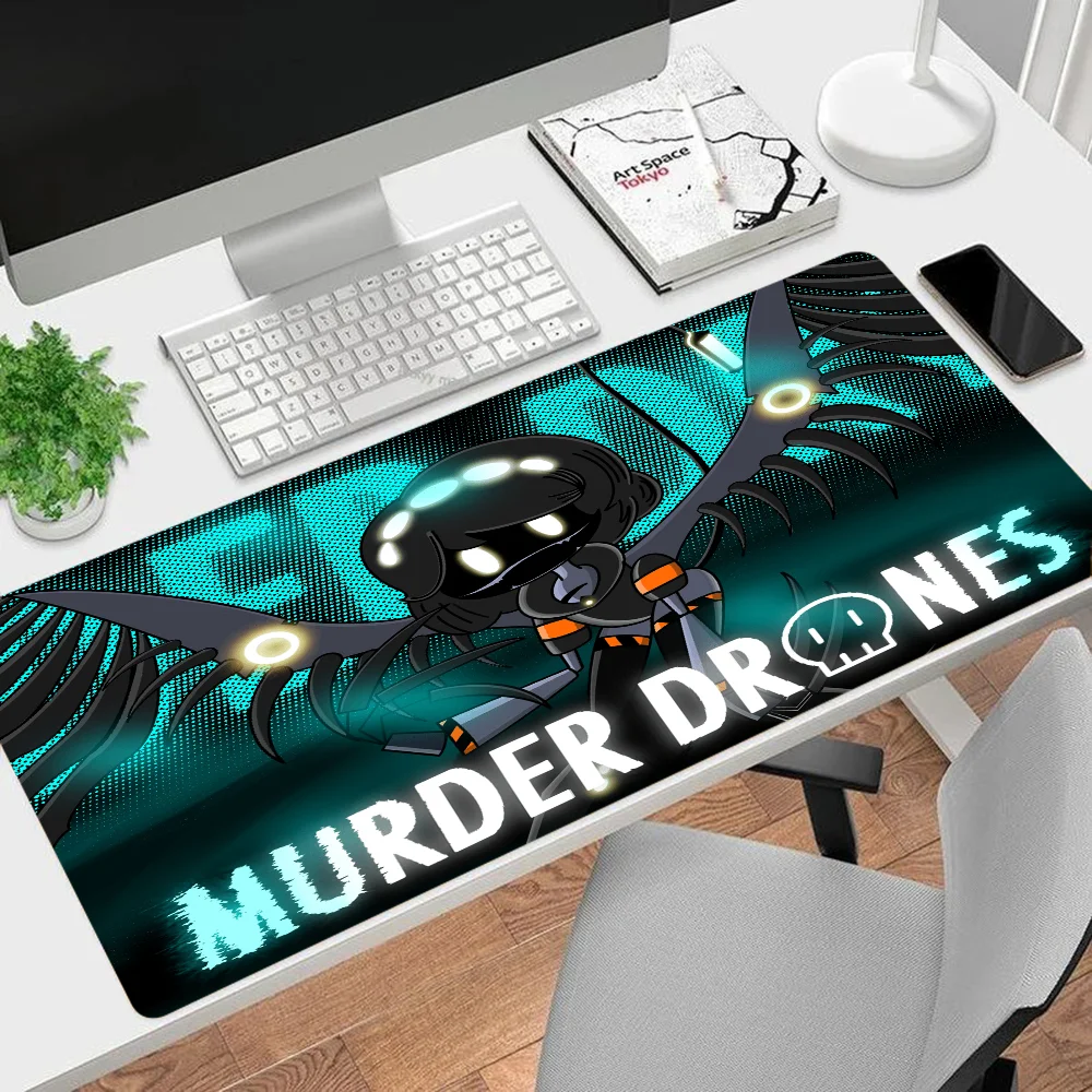 Murder-Drones ANIME 80x30cm XL Lockedge Office Computer Desk Mat Table Keyboard Big Mouse Pad Laptop Cushion Girls Bedroom