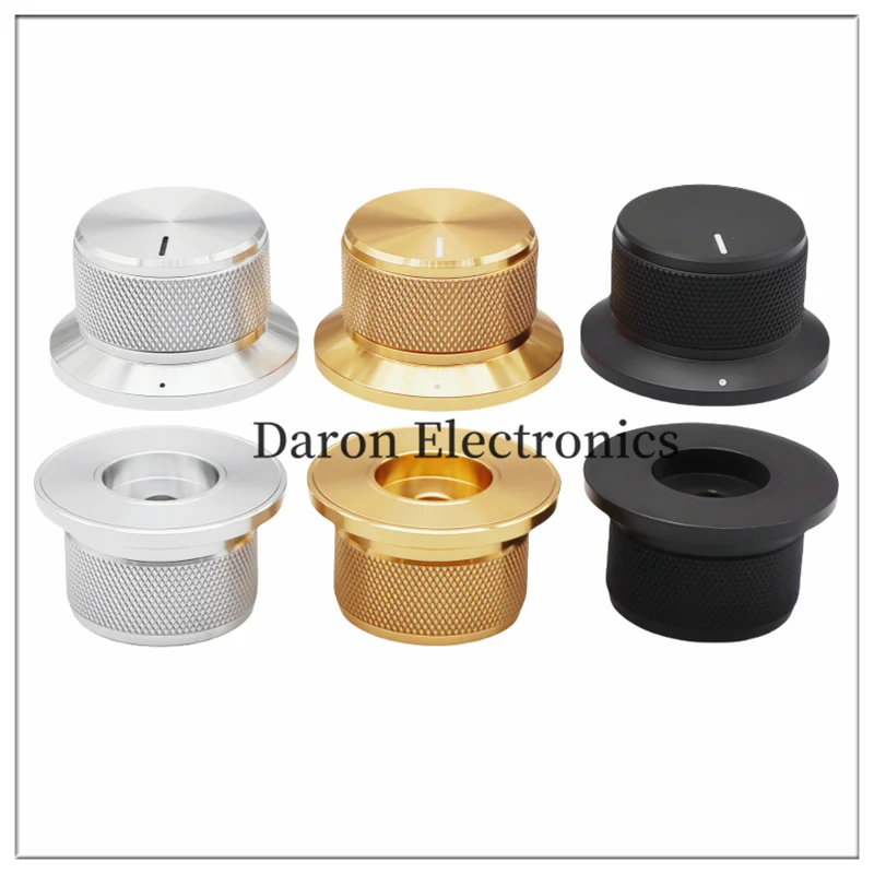 

Aluminum alloy solid knob cap 44*25, instrument and meter control panel rotation adjustment cap round hole 6mm